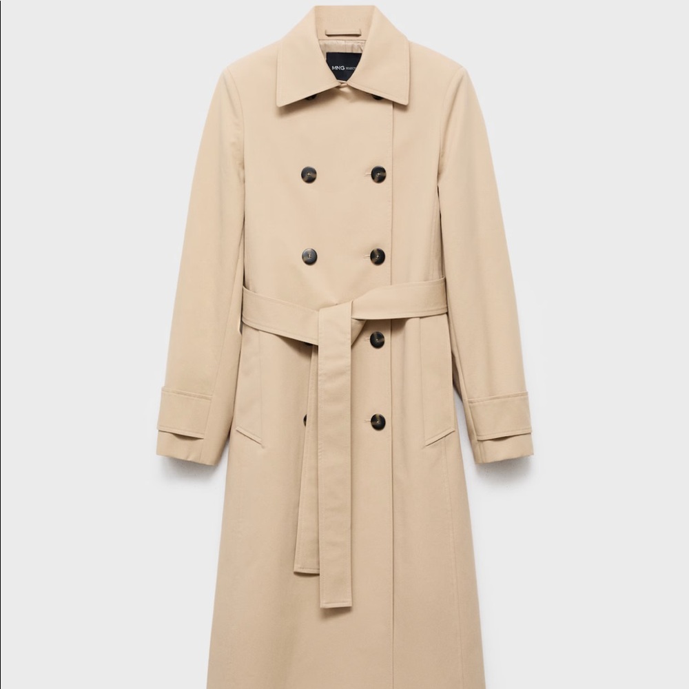 mango selection trench coat